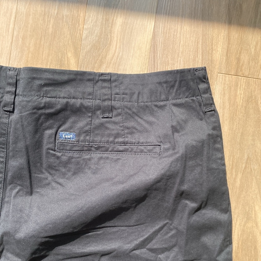 Lee black midrise Bermuda short regular fit legendary Style size 24W - Picture 9 of 17